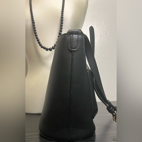 Nanette Lepore Loren Black Bucket Bag Purse - Picture 5 of 15